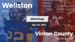 Matchup: Wellston vs. Vinton County  2017