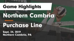Northern Cambria  vs Purchase Line Game Highlights - Sept. 24, 2019
