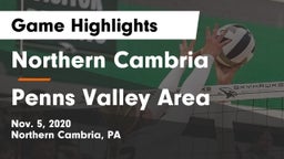 Northern Cambria  vs Penns Valley Area  Game Highlights - Nov. 5, 2020