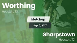 Matchup: Worthing vs. Sharpstown  2017