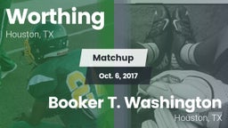 Matchup: Worthing vs. Booker T. Washington  2017