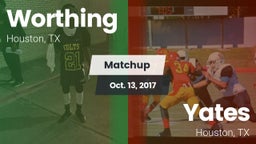 Matchup: Worthing vs. Yates  2017