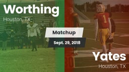 Matchup: Worthing vs. Yates  2018