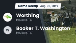 Recap: Worthing  vs. Booker T. Washington  2019