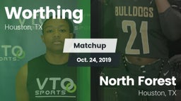 Matchup: Worthing vs. North Forest  2019