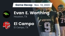 Recap: Evan E. Worthing  vs. El Campo  2023