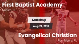 Matchup: First Baptist Academ vs. Evangelical Christian  2018