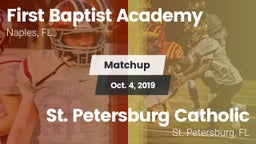 Matchup: First Baptist Academ vs. St. Petersburg Catholic  2019