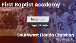 Matchup: First Baptist Academ vs. Southwest Florida Christian  2020