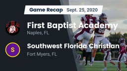 Recap: First Baptist Academy  vs. Southwest Florida Christian  2020