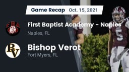 Recap: First Baptist Academy - Naples vs. Bishop Verot  2021