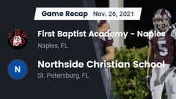 Recap: First Baptist Academy - Naples vs. Northside Christian School 2021