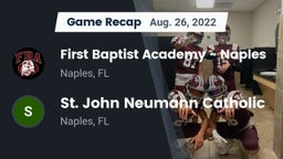 Recap: First Baptist Academy - Naples vs. St. John Neumann Catholic  2022
