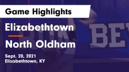 Elizabethtown  vs North Oldham  Game Highlights - Sept. 20, 2021