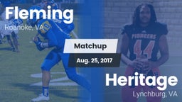 Matchup: Fleming vs. Heritage  2017