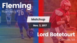 Matchup: Fleming vs. Lord Botetourt  2017