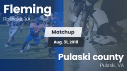Matchup: Fleming vs. Pulaski county  2018