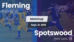 Matchup: Fleming vs. Spotswood  2018