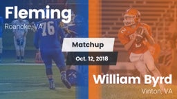 Matchup: Fleming vs. William Byrd  2018