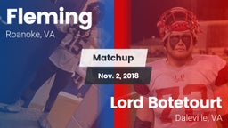 Matchup: Fleming vs. Lord Botetourt  2018