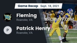 Recap: Fleming  vs. Patrick Henry  2021