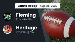 Recap: Fleming  vs. Heritage  2022