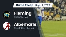 Recap: Fleming  vs. Albemarle  2023