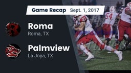 Recap: Roma  vs. Palmview  2017