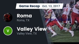 Recap: Roma  vs. Valley View  2017