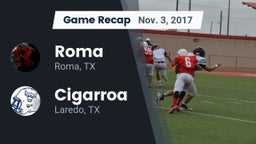 Recap: Roma  vs. Cigarroa  2017