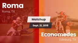 Matchup: Roma vs. Economedes  2018