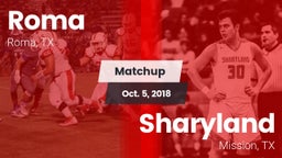 Matchup: Roma vs. Sharyland  2018
