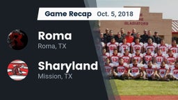 Recap: Roma  vs. Sharyland  2018