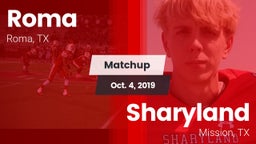 Matchup: Roma vs. Sharyland  2019