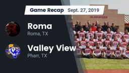 Recap: Roma  vs. Valley View  2019