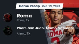 Recap: Roma  vs. Pharr-San Juan-Alamo Memorial  2023