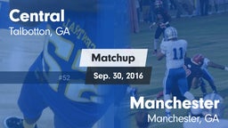 Matchup: Central vs. Manchester  2016