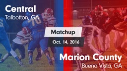 Matchup: Central vs. Marion County  2016