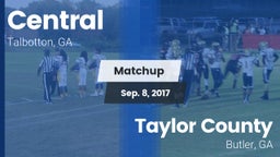 Matchup: Central vs. Taylor County  2017