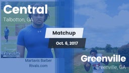 Matchup: Central vs. Greenville  2017