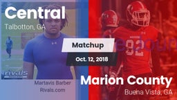 Matchup: Central vs. Marion County  2018