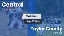 Matchup: Central vs. Taylor County  2019