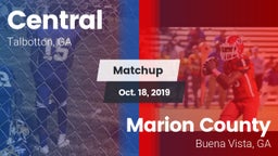 Matchup: Central vs. Marion County  2019