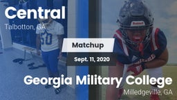 Matchup: Central vs. Georgia Military College  2020
