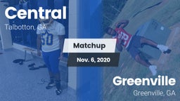 Matchup: Central vs. Greenville  2020