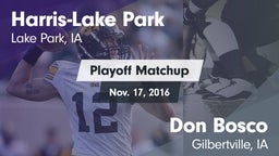 Matchup: Harris-Lake Park vs. Don Bosco  2016