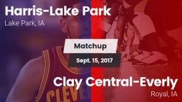 Matchup: Harris-Lake Park vs. Clay Central-Everly  2017