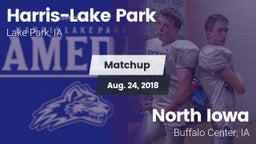 Matchup: Harris-Lake Park vs. North Iowa  2018