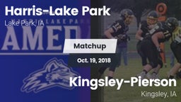 Matchup: Harris-Lake Park vs. Kingsley-Pierson  2018