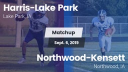 Matchup: Harris-Lake Park vs. Northwood-Kensett  2019